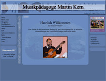 Tablet Screenshot of martin-kern-musik.de